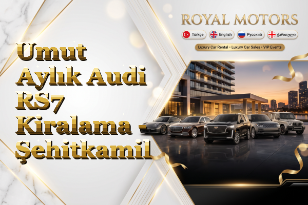 Umut Aylık Audi RS7 Kiralama - Şehitkamil
