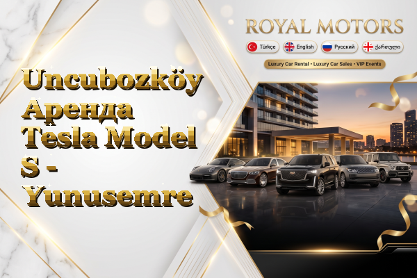 Uncubozköy Аренда Tesla Model S - Yunusemre