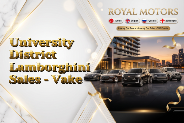 University District Lamborghini Sales - Vake