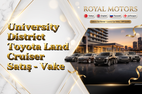 University District Toyota Land Cruiser Satış - Vake