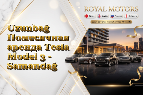 Uzunbağ Помесячная аренда Tesla Model 3 - Samandağ