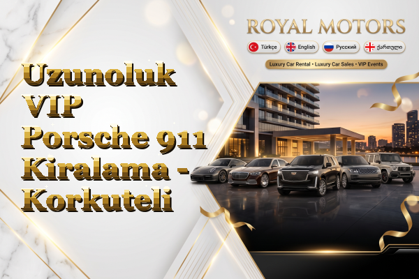 Uzunoluk VIP Porsche 911 Kiralama - Korkuteli