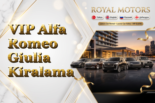 VIP Alfa Romeo Giulia Kiralama