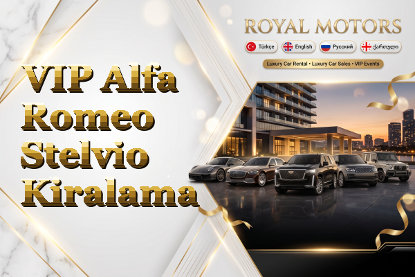 VIP Alfa Romeo Stelvio Kiralama