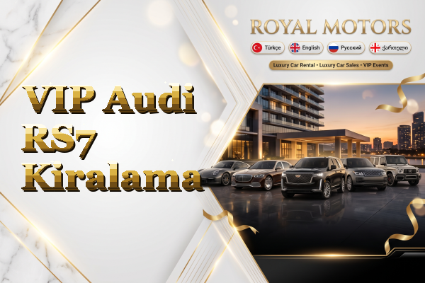 VIP Audi RS7 Kiralama