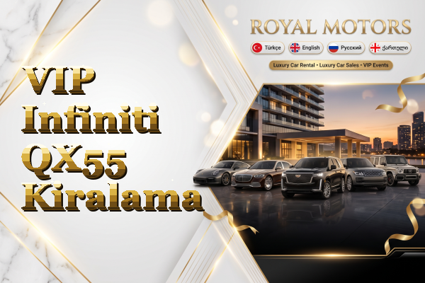 VIP Infiniti QX55 Kiralama