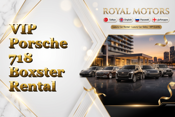 VIP Porsche 718 Boxster Rental