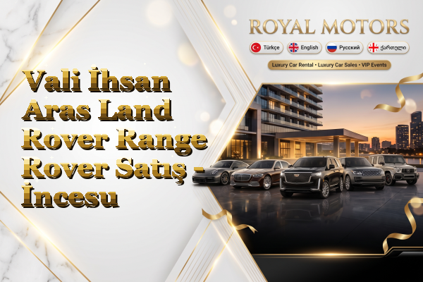 Vali İhsan Aras Land Rover Range Rover Satış - İncesu