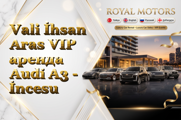 Vali İhsan Aras VIP аренда Audi A3 - İncesu