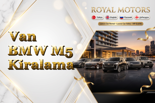 Van BMW M5 Kiralama