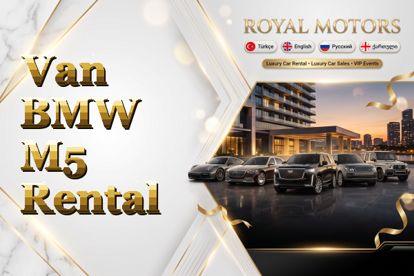 Van BMW M5 Rental