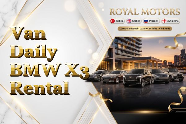 Van Daily BMW X3 Rental