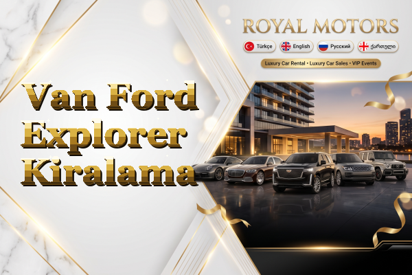 Van Ford Explorer Kiralama