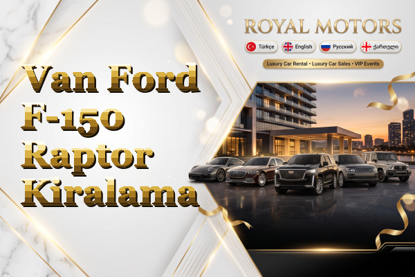 Van Ford F-150 Raptor Kiralama