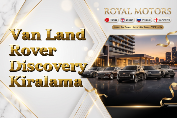 Van Land Rover Discovery Kiralama