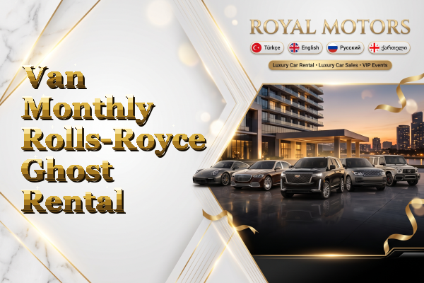 Van Monthly Rolls-Royce Ghost Rental
