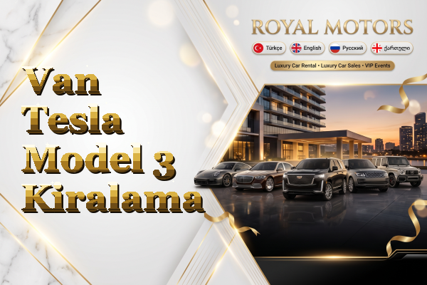 Van Tesla Model 3 Kiralama