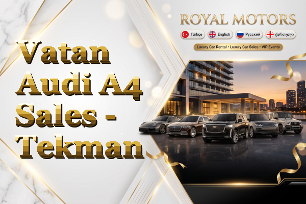 Vatan Audi A4 Sales - Tekman