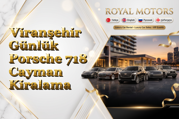 Viranşehir Günlük Porsche 718 Cayman Kiralama