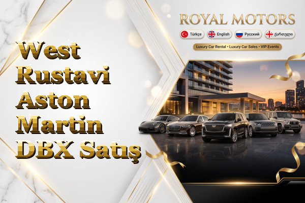 West Rustavi Aston Martin DBX Satış