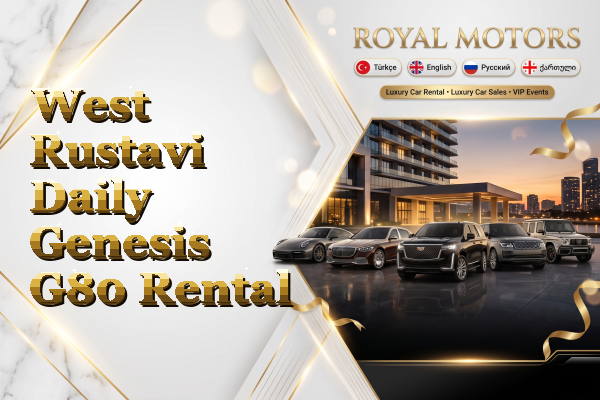 West Rustavi Daily Genesis G80 Rental