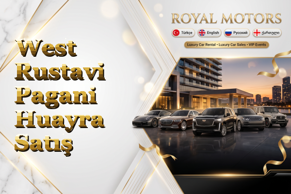 West Rustavi Pagani Huayra Satış