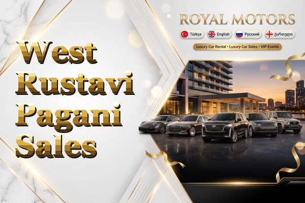 West Rustavi Pagani Sales