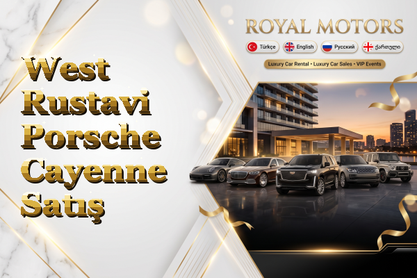 West Rustavi Porsche Cayenne Satış