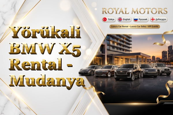 Yörükali BMW X5 Rental - Mudanya