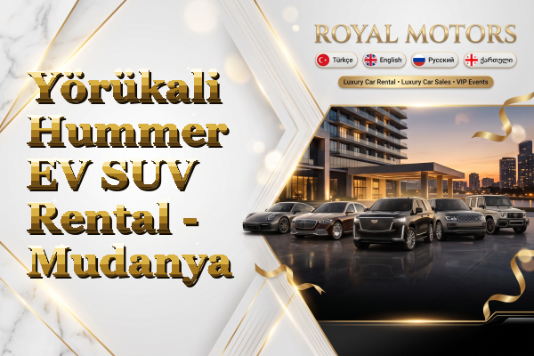 Yörükali Hummer EV SUV Rental - Mudanya