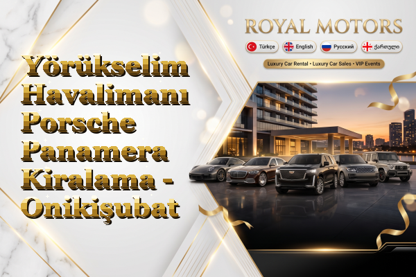 Yörükselim Havalimanı Porsche Panamera Kiralama - Onikişubat