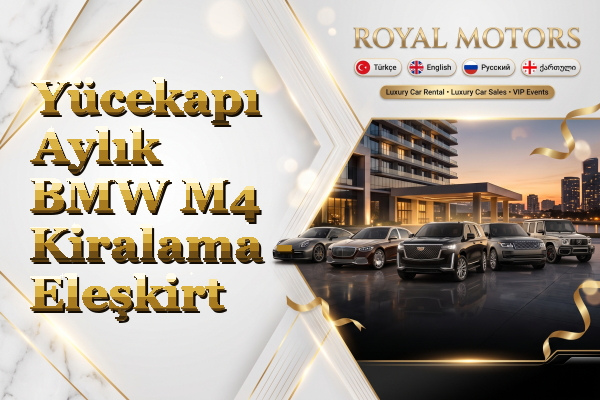 Yücekapı Aylık BMW M4 Kiralama - Eleşkirt