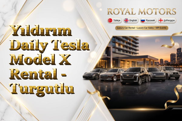 Yıldırım Daily Tesla Model X Rental - Turgutlu