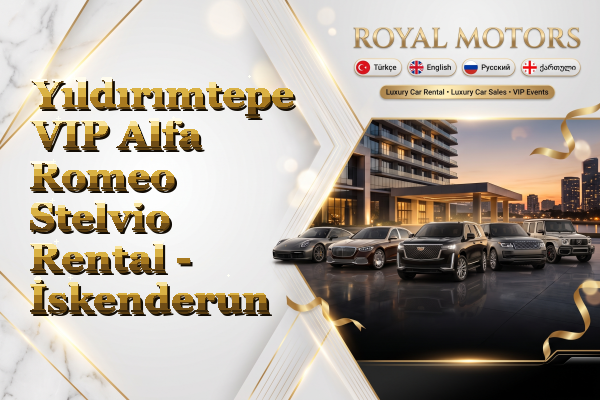 Yıldırımtepe VIP Alfa Romeo Stelvio Rental - İskenderun