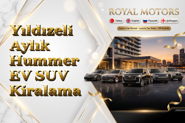 Yıldızeli Aylık Hummer EV SUV Kiralama