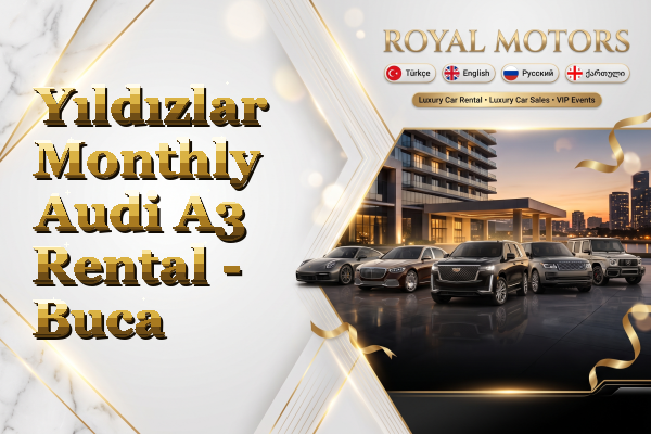 Yıldızlar Monthly Audi A3 Rental - Buca