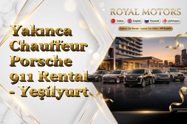 Yakınca Chauffeur Porsche 911 Rental - Yeşilyurt
