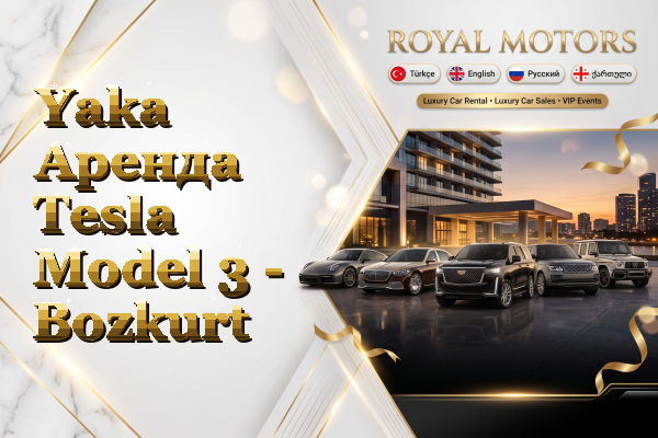 Yaka Аренда Tesla Model 3 - Bozkurt