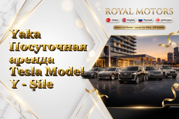 Yaka Посуточная аренда Tesla Model Y - Şile