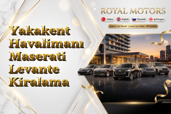 Yakakent Havalimanı Maserati Levante Kiralama