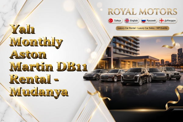 Yalı Monthly Aston Martin DB11 Rental - Mudanya