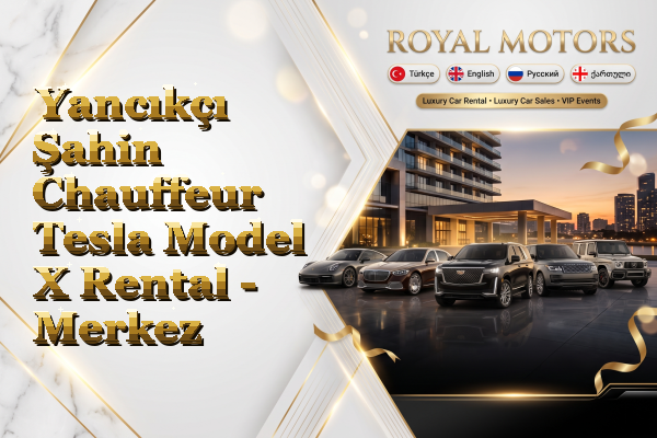 Yancıkçı Şahin Chauffeur Tesla Model X Rental - Merkez