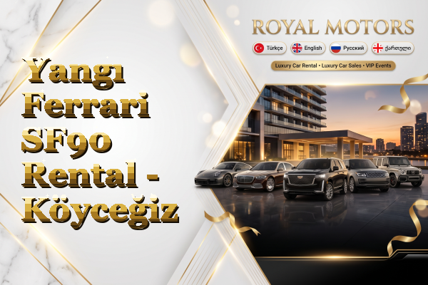 Yangı Ferrari SF90 Rental - Köyceğiz