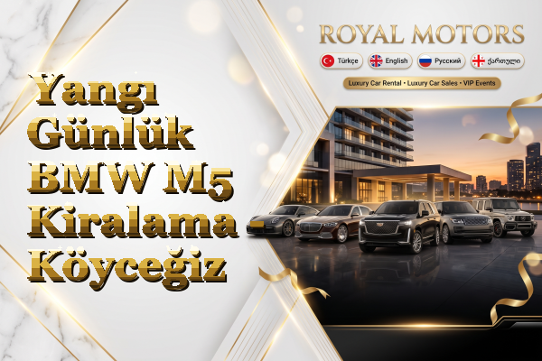Yangı Günlük BMW M5 Kiralama - Köyceğiz
