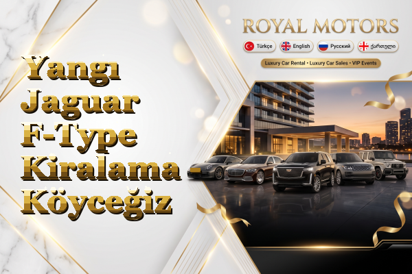 Yangı Jaguar F-Type Kiralama - Köyceğiz