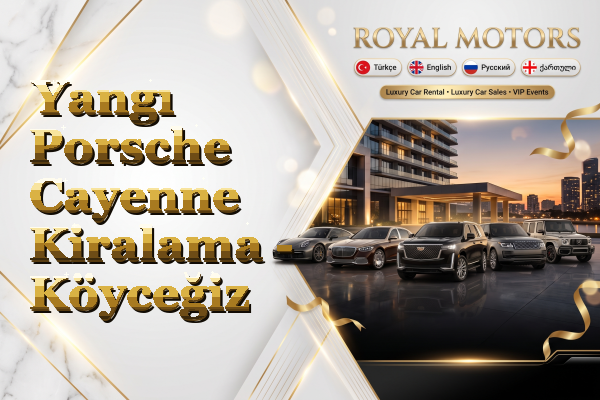 Yangı Porsche Cayenne Kiralama - Köyceğiz