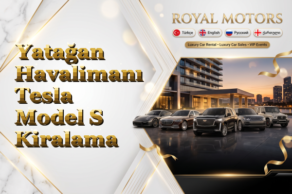 Yatağan Havalimanı Tesla Model S Kiralama