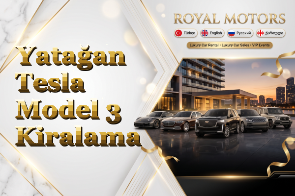 Yatağan Tesla Model 3 Kiralama
