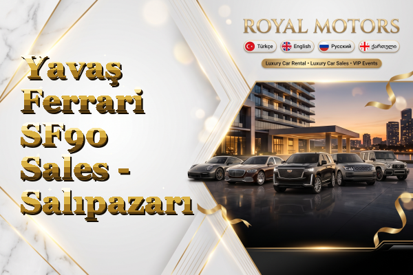 Yavaş Ferrari SF90 Sales - Salıpazarı