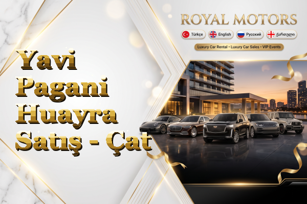 Yavi Pagani Huayra Satış - Çat